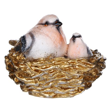 Фигурка ТПК Полиформ Птички в гнезде 12 см людмила петровна попова его птичка