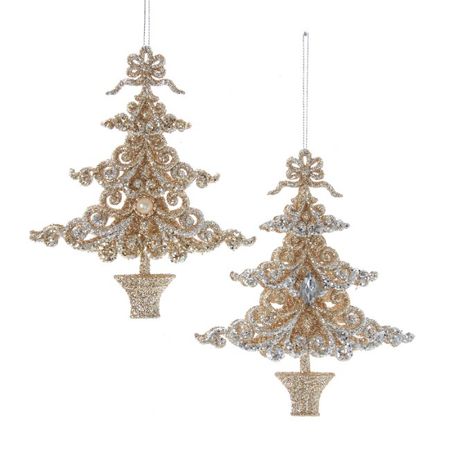 Игрушка елочная Kurt S.Adler T3178 елка 15 см в ассортименте из фетра елка кружевная 5шт в ассортименте 11 02443 2443 8 11 22220 f 2mix