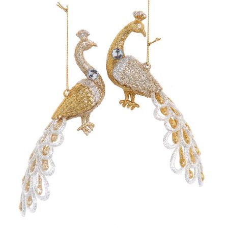 Игрушка елочная Kurt S.Adler павлин 9 см в ассортименте 3d art елочная игрушка под роспись снеговичок