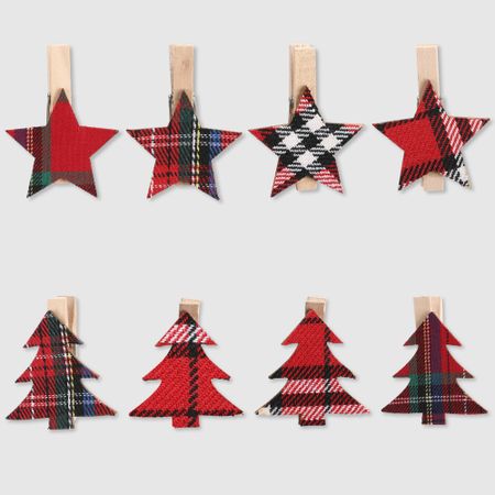 Клипсы декоративные Mercury NY 4х4 см 4 шт в ассортименте для творчества кисточки декоративные 9шт 3см а в ассортименте