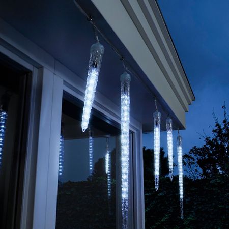 Электрогирлянда новогодняя уличная Reason сосульки 304led со стартовым шнуром