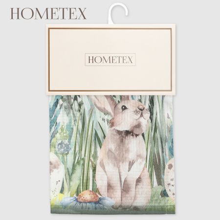 Полотенце кухонное Hometex кролики в саду твилл 40х60 см