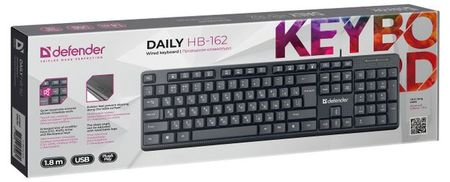 Клавиатура проводная Defender Daily HB-162