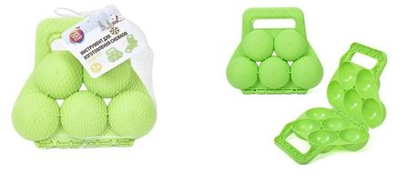 Снежколеп ONE TWO FUN зеленый, 20х7,5х15,5 см раскраски с сияющими наклейками зимние забавы