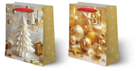 Пакет подарочный Стиль, 17,5х23,5х8 см в ассортименте