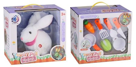 Игрушка интерактивная Lovely pet Кролик со светом и аксессуарами