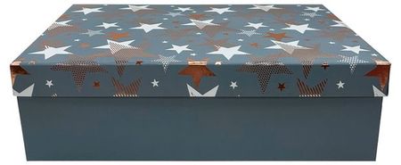 Коробка подарочная Звезды, 35х25х10 см