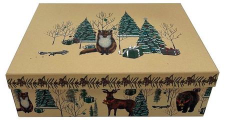 Коробка подарочная Зима, 352510 см