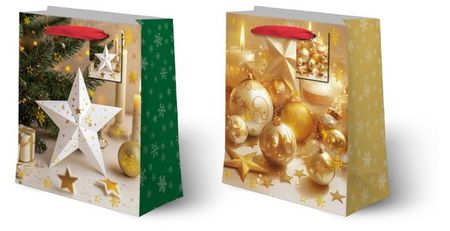 Пакет подарочный Стиль, 12х15,5х6,8 см в ассортименте