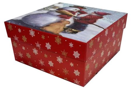 Коробка подарочная Забота, 18188,5 см