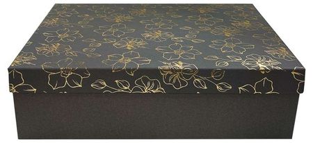 Коробка подарочная Стиль, 35х25х10 см