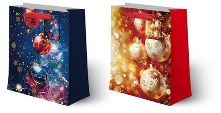 Пакет подарочный Новогодние шарики 263210 см, 1 шт в ассортименте