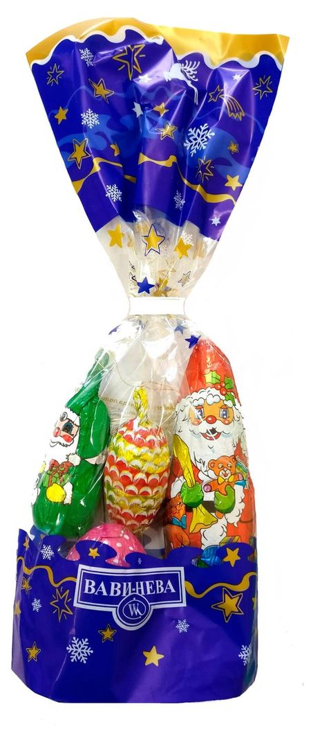 Подарок новогодний сладкий Вави Нева Набор фигурок из молочного шоколада, 100 г