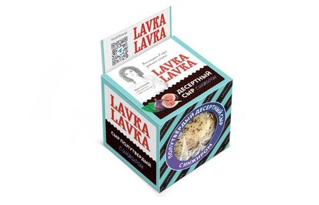 Сыр полутвердый десертный LavkaLavka с инжиром 50% БЗМЖ, 90 г