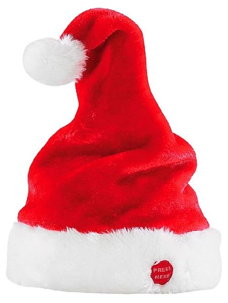 Колпак новогодний музыкальный BALL MASQUERADE Веселый Новый год, 1 шт в ассортименте