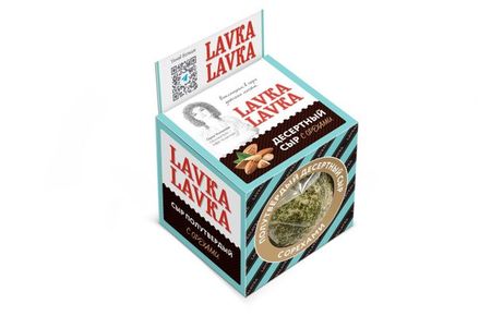Сыр полутвердый десертный LavkaLavka с орехами 50% БЗМЖ, 90 г