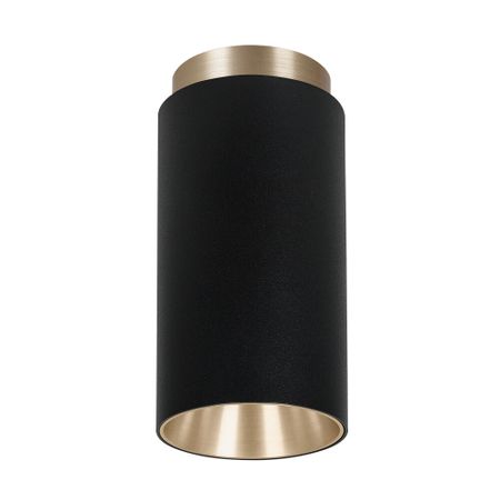 Светильник потолочный Arte Lamp Cone GU10 35 Вт 1 кв.м черный/золото IP20 (A5361PL-1BK)