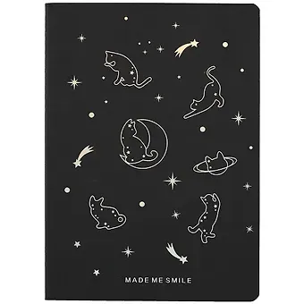 Тетрадь Cats and stars, B5, 26 листов, в ассортименте