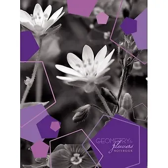 Книга для записей, Эксмо А6 (110*145) 80л. Цветы. Монохром 7БЦ, клетка КЗГ6802416