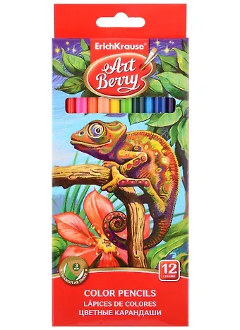 Карандаши цветные Art Berry, 12 цветов