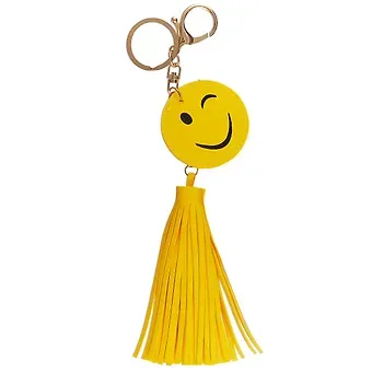 Подвеска-шарм Смайлик (кожзам) 12-11232-XK-08