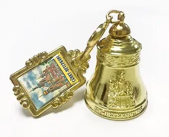 Колокольчик на холодильник Спас-на-Крови золото [ВЕ1-10001]