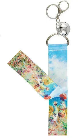 Брелок-лента Клод Моне Прогулка по скалам Пурвиля (текстиль) (12-15521-SH15)