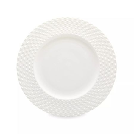 Тарелка закусочная Decor de table Капля 20,5 см, рельеф, фарфор