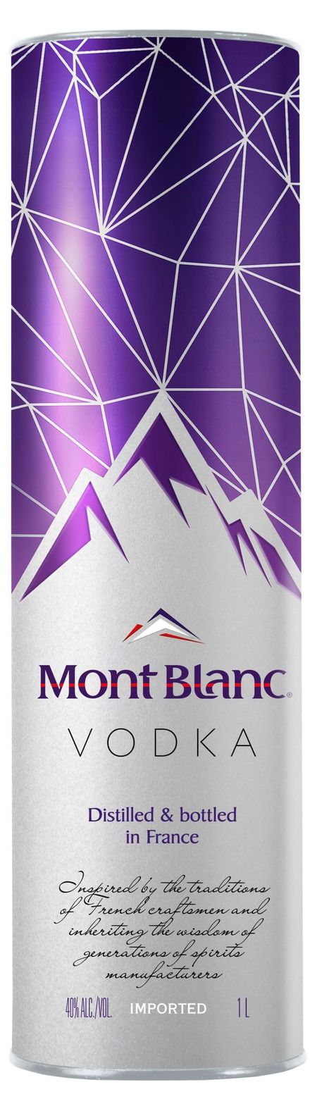 Водка MontBlanc Франция, 1 л юрий викторович чайковский в круге знания
