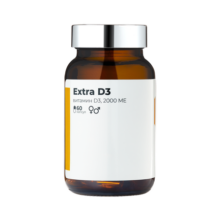 БАД Витамин D3  2000МЕ SOLOWAYS 60 капсул