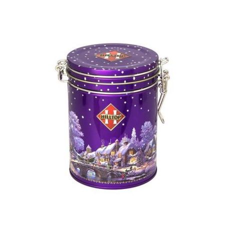 Чай черный листовой Hilltop круглая банка с клипсой, 100 г