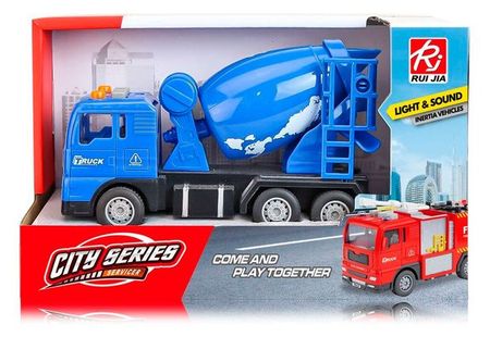 Машина фрикционная со светом и звуком синяя, 1 шт в ассортименте