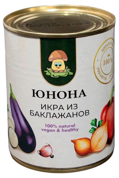 Икра из баклажанов Юнона, 360 г