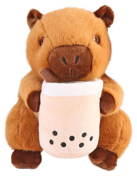 Игрушка мягкая ONE TWO FUN Капибара 24 см, 1 шт в ассортименте снежный шар капибара 4 5х7 12 07725 202406 6