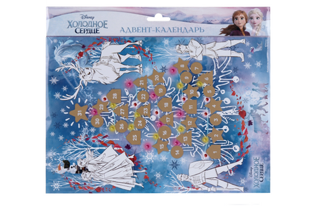 Адвент-календарь ND Play раскраска холодное сердце с маркировкой Disney дизайн 1 творческая раскраска твр 2101 холодное сердце 2