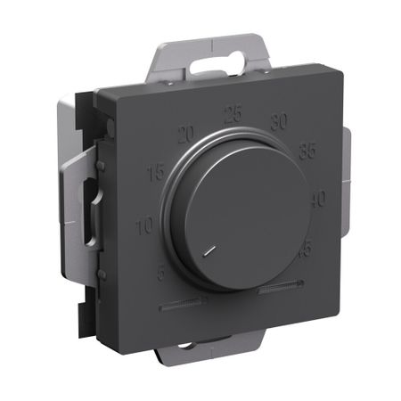 Терморегулятор для теплого пола Systeme Electric AtlasDesign встраиваемый базальт (ATN001435) умный термостат для теплого пола bseed zigbee