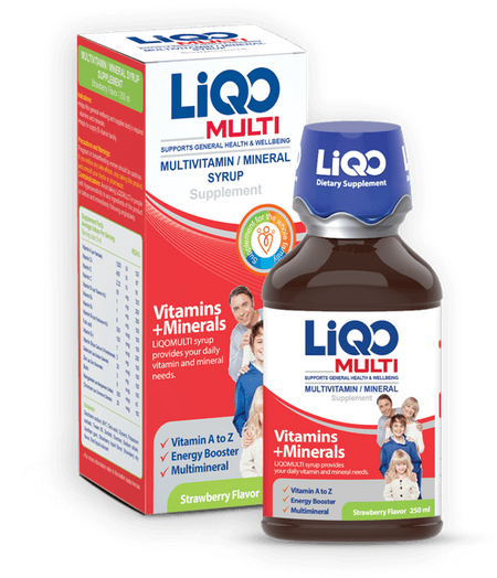 LiQO MULTY сироп мультивитаминный, детям с 3 лет, 250 мл