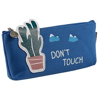 Пенал на молнии «Фламинго и кактусы», 20 х 8 см