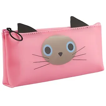 Пенал «Мордочки котов с ушками», 20.5 х 8 см