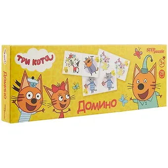 Пазл Домино Три кота Step puzzle 80122