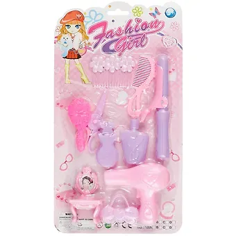 Набор парикмахера Fashion Girl, 10 предметов (блистер) 3+