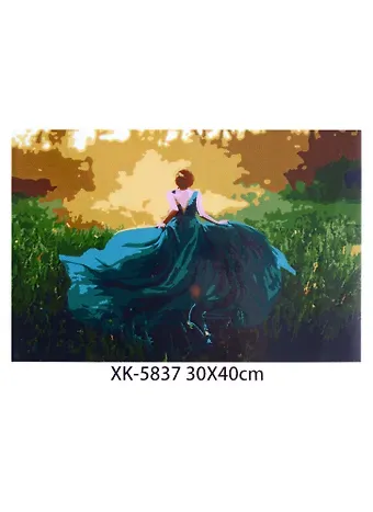 Холст с красками 