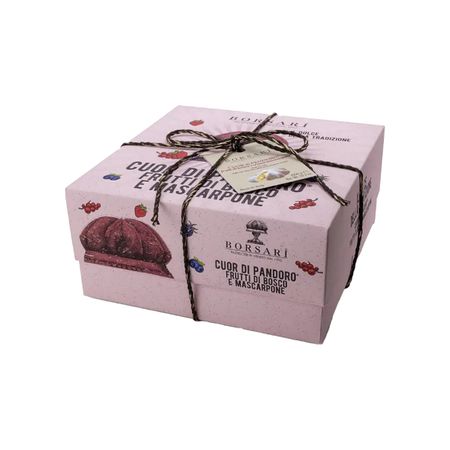 Кекс Borsari Pandoro с маскарпоне и ягодами 1 кг