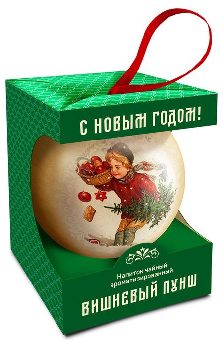 Чайный напиток TEACO Новогодний шар Вишневый пунш, 20 г анджела нанетти мой дедушка был вишней