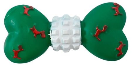 Игрушка для собак новогодняя Косточка, 15х7х4 см