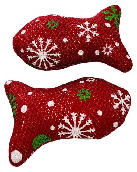 Игрушка новогодняя для кошек Рыба 7,5 см, 1 шт в ассортименте