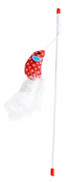 Игрушка-дразнилка новогодняя для кошек, 46 см