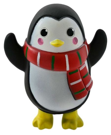 Игрушка для собак новогодняя Пингвин, 5х5,5х9 см