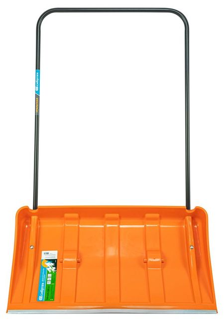 Движок для уборки снега Сибртех пластиковый стальная рукоятка усиленный, 795х435х1280 мм