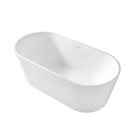 Ванна акриловая Abber 150х75 см отдельностоящая с ножками (AB9320-1.5)